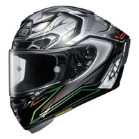 Shoei X-Spirit III Aerodyne Helmet - Black/Grey - Black/Grey