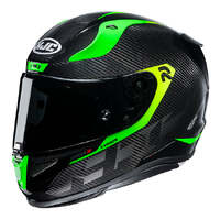 HJC RPHA 11 Carbon Bleer Helmet - MC4H - Carbon/Yellow/Green
