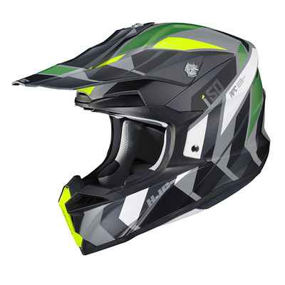 HJC i50 Vanish MC-4HSF MX Helmet - Red/Blue