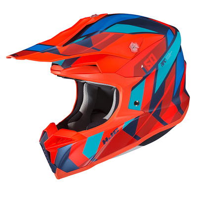 HJC i50 Vanish MC-64HSF MX Helmet - Red/Blue