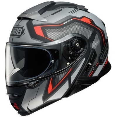 Shoei Neotec II Respect TC-5 Modular Helmet - Grey/Red/Black
