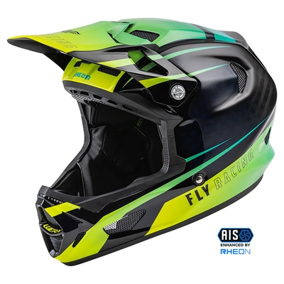 Fly Racing Youth Werx-R Mountain Bike/BMX Helmet - Hi-Vis/Teal
