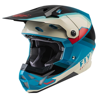 Fly Racing Formula CP Rush MX Helmet - Black Stone/Dark Teal