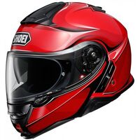 Shoei Neotec II Winsome TC-1 Red Black Modular Helmet