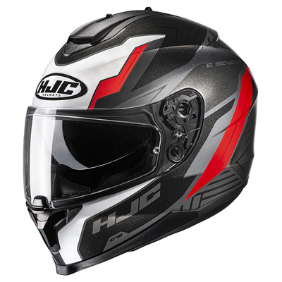 HJC C70 Silon MC-1 Full Face Helmet - Black/White/Red