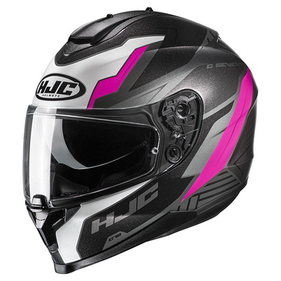 HJC C70 Silon MC-8 Full Face Helmet - Black/White/Pink