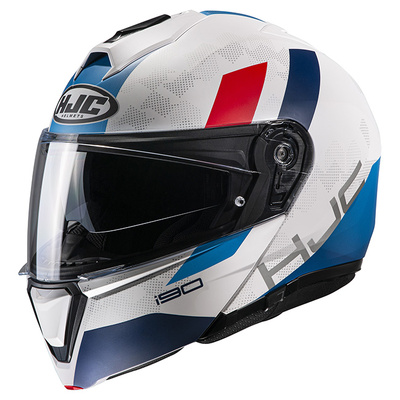 HJC i90 Syrex MC-21SF Modular Helmet - White/Blue/Red