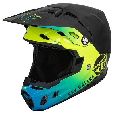 Fly Racing Formula CC Centrum MX Helmet - Black/Blue/Hi-Vis
