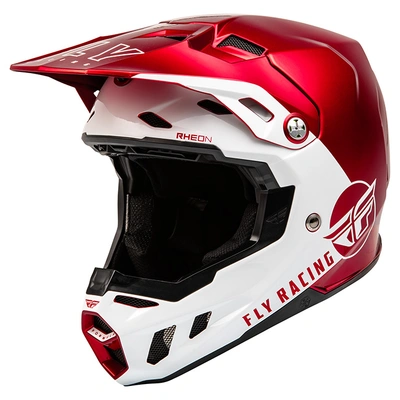 Fly Racing Formula CC Centrum MX Helmet - Metallic Red/White