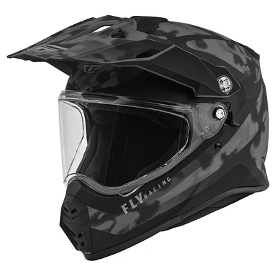 Fly Racing Trekker Pulse Adventure Helmet - Grey/Black/Camo