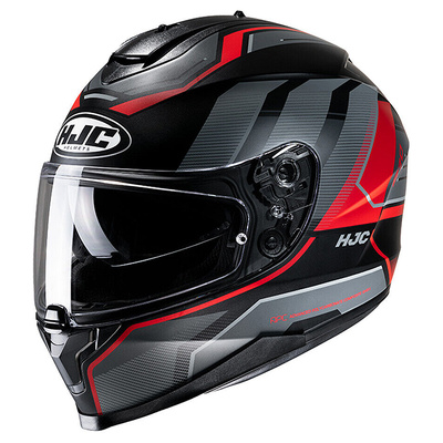 HJC C70 Nian MC-1SF Full Face Helmet - Black/Red