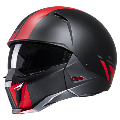 HJC i20 Batol MC-1SF Modular Helmet - Black/Red