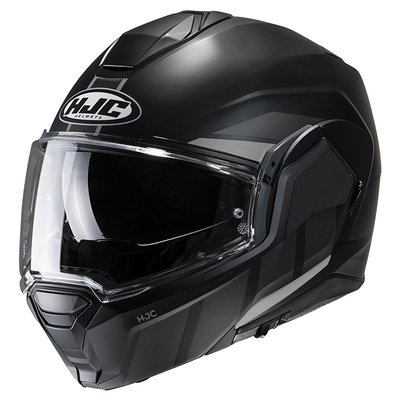 HJC i100 Beis MC5SF Modular Helmet - Black/Grey