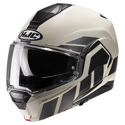 HJC i100 Beis MC9SF Modular Helmet - White/Black