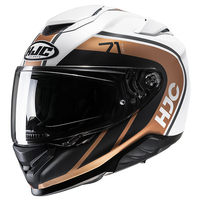 HJC RPHA 71 Mapos MC-9SF Full Face Helmet - White/Bronze