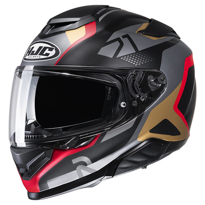 HJC RPHA 71 Hapel MC-1SF Full Face Helmet - Black/Red