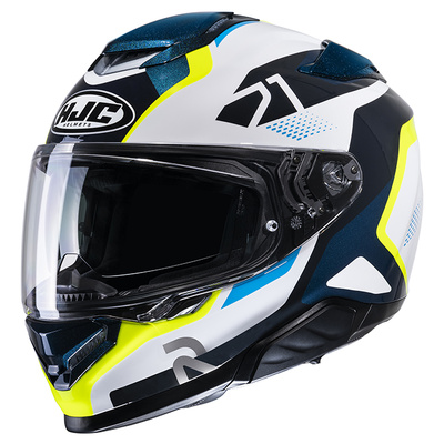 HJC RPHA 71 Hapel MC-3H Full Face Helmet - White/Yellow