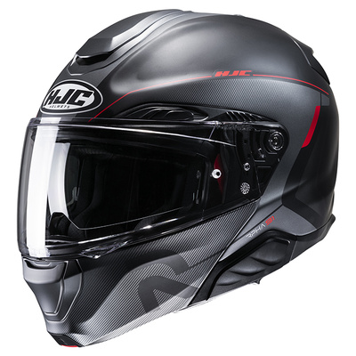 HJC RHPA 91 Combust MC-1SF Modular Helmet - Black/Red