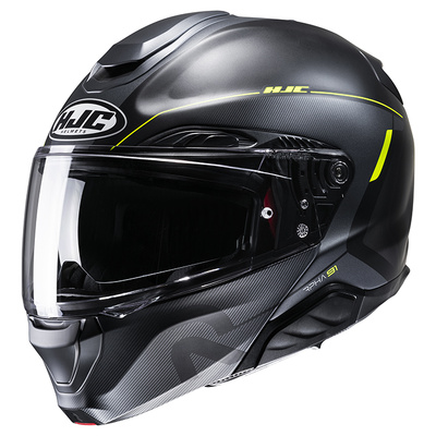 HJC RHPA 91 Combust MC-3HSF Modular Helmet - Black/Yellow