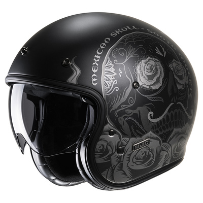 HJC V31 Desto MC-5SF Open Face Helmet - Black/Grey