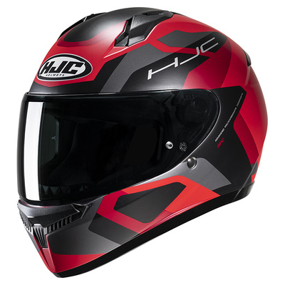 HJC C10 Tins MC-1SF Full Face Helmet - Black/Red