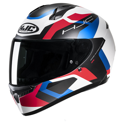 HJC C10 Tins MC-21SF Full Face Helmet - White/Red