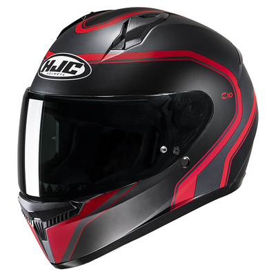 HJC C10 Elie MC-1SF Full Face Helmet - Black/Red