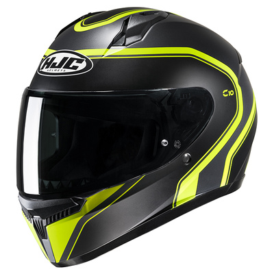 HJC C10 Elie MC-2HSF Full Face Helmet - Black/Yellow