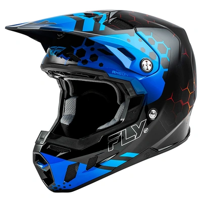Fly Racing Formula CC Tektonic MX Helmet - Black/Blue/Red