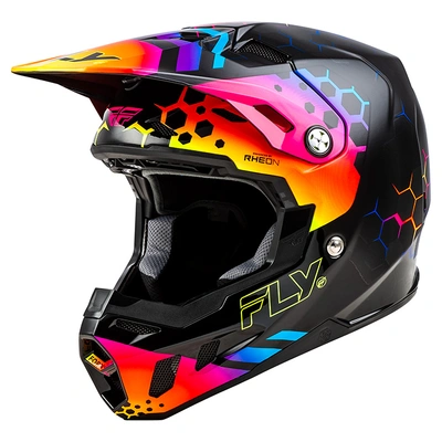 Fly Racing Youth Formula CC Tektonic MX Helmet - Black/Sunset