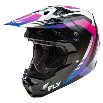 Fly Racing Formula CP Krypton MX Helmet - White/Black/Purple