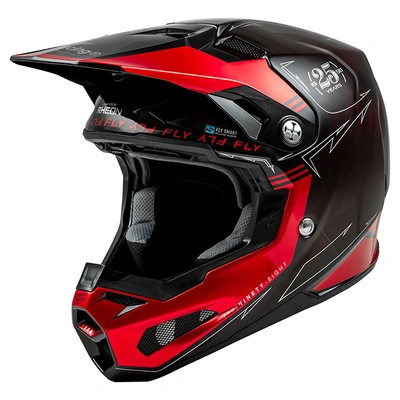 Fly Racing Formula S Legacy Carbon MX Helmet - Red/Black