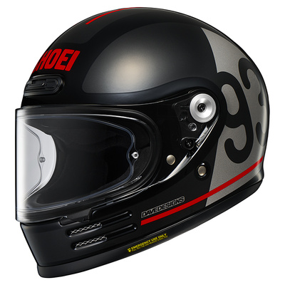 Shoei Glamster 06 MM93 Helmet TC-5 - Black/Grey/Red
