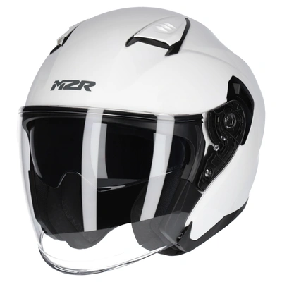 M2R Orbit Open Face Helmet - White