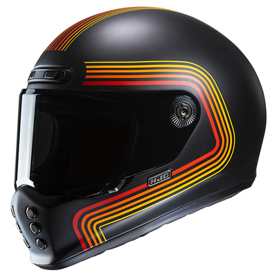HJC V10 Foni MC-1SF Full Face Helmet - Black/Red/Yellow