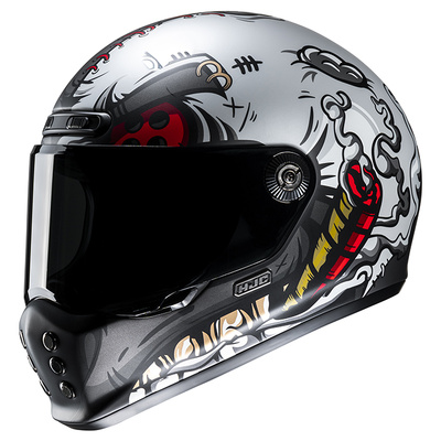 HJC V10 Vatt MC-1SF Full Face Helmet - Black/Grey
