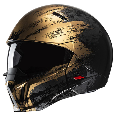 HJC i20 Furia MC-9SF Modular Helmet - Black/Gold