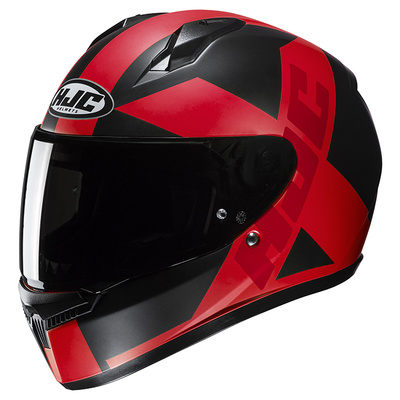 HJC C10 Tez MC-1SF Full Face Helmet - Black/Red