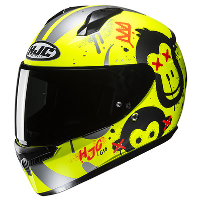 HJC C10 Geti MC-3HSF Full Face Helmet - Yellow/Black