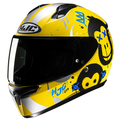 HJC C10 Geti MC-3SF Full Face Helmet - Yellow/Black