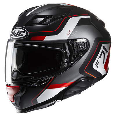 HJC F71 Arcan MC-1SF Full Face Helmet - Black/Red
