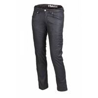 Bull-It Ladies Oil Skin SR6 Jeans Black Long