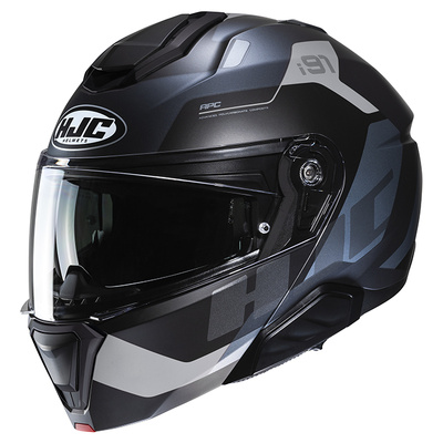 HJC i91 Carst MC-5SF Modular Helmet - Black/Blue