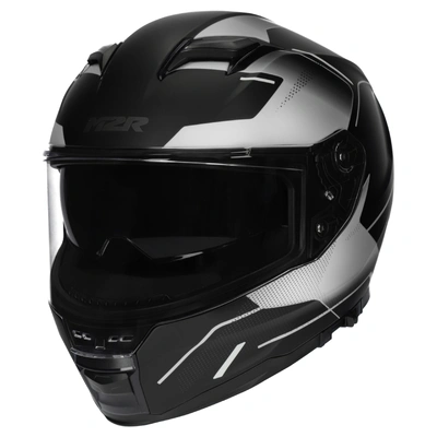 M2R Sabre Inception Full Face Helmet (PC-5F) - Silver