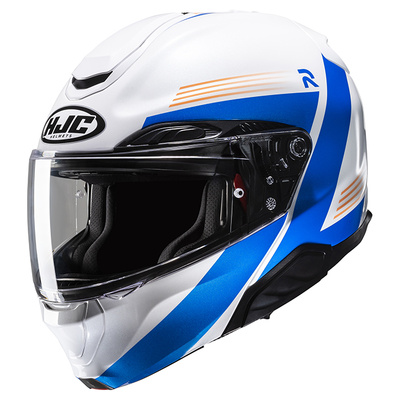 HJC RPHA 91 Abbes MC-27 Modular Helmet - White/Blue
