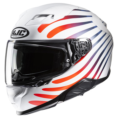 HJC F71 Zen MC-21SF Full Face Helmet - White/Blue/Red