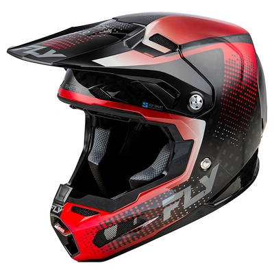 Fly Racing Formula S Protocol Carbon MX Helmet - Black/Red