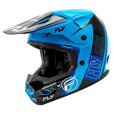 Fly Racing Kinetic Rally MX Helmet - Blue/Black/White