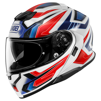 Shoei Neotec 3 Anthem Helmet TC-10 - White/Red/Blue
