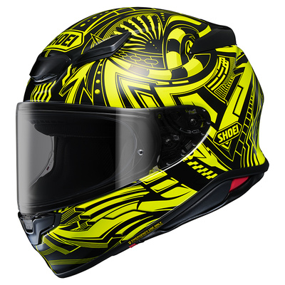 Shoei NXR2 Beaut Helmet TC-3 - Black/Hi-Vis/White